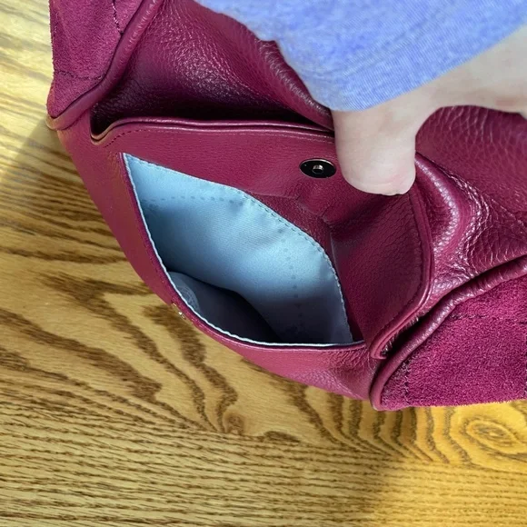 Aimee Kestenberg Raspberry/Red Shoulder Bag - NWOT - Picture 6 of 16